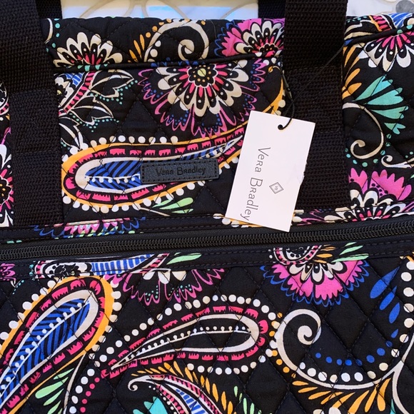 Vera Bradley Medium Traveler Bag- bandana swirl - Picture 2 of 3